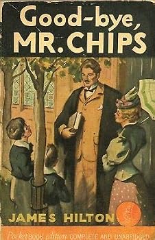 Hardcover GOOD BYE MR CHIPS by JAMES HILTON Pocket paperback 1934 1941 4th Book