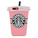 iPhone 7 Plus Case, MC Fashion 3D Starbucks Coffee Cup Super Cute Silicone Case Cover for Apple iPhone 7 Plus (2016) Release (Coffee Cup-Pink)