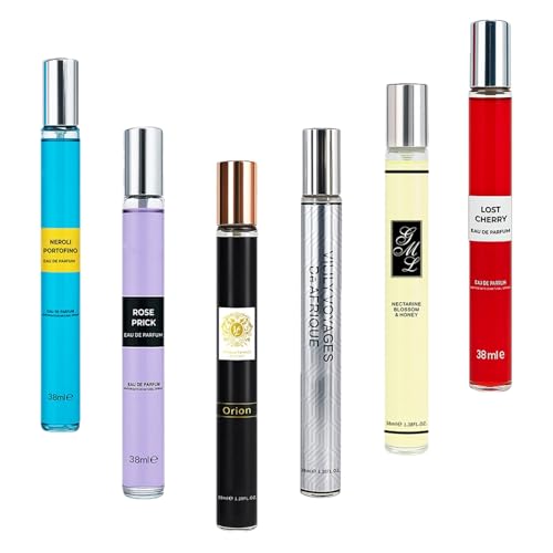 Set Regalo Perfumes Unisexo Premium, 6 X 38ml Eau De Parfum Aceite De Perfume Perfumes Unisexo Coffret Regalo Perfume De Verano Unisex Aceite Perfumado Regalo Para Ti, Navidad, Nochevieja