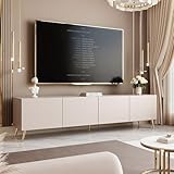 meuble tv usage Organisation optimale – Grâce à ses compartiments et niches, ce meuble tv avec rangement permet de garder vos accessoires et câbles parfaitement organisés.