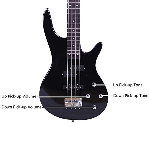 Waful Exquisite Stylish IB Bass with Power Line and Wrench Tool Black - Thumbnail 3