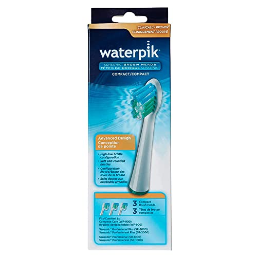 Lot de 3 têtes de rechange Waterpik Sonic pour brosse à dents