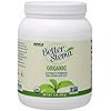 NOW Foods BetterStevia Organic Zero-Calorie Extract Powder, Keto Friendly, Suitable for Diabetics, No Erythritol, 1 Pound