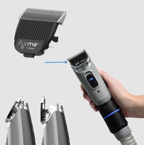 Image of FURME AirClipper Replacement Clipper Blades Multi Pack /Case - 8 Blades Included: Size #40 x 2, #10 x 2, 7F, 5F, 4F, 3F Blades for Pet Grooming, Compatible AirClippers