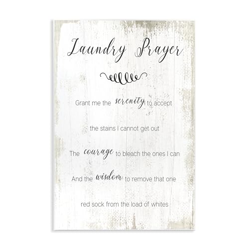 Stupell Industries 'Laundry Prayer for Serenity'| Wall Plaque Art