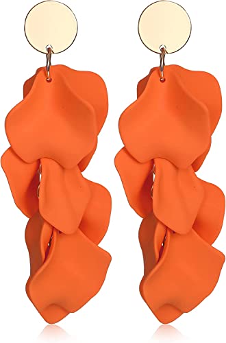 【Regalo Perfetto】Gli orecchini floreali sono regali personalizzati per le donne sposa, damigella d'onore, signore, madre, figlia, moglie, amici, ragazza Amico e lei per il matrimonio, ballo di fine anno, puntelli foto, vacanze, spiaggia, festa, compleanni, San Valentino, mothers'day, giorno d'estate, giorno di Natale, non sarà solo un regalo di qualità bella, ma anche in grado di esprimere i nostri migliori auguri, ci auguriamo che possano essere sempre bella come i fiori, felice ogni giorno.