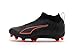Puma Boy's Ultra Match Laceless Firm Artificial Ground Soccer Cleats (Little Kid/Big Kid) Black/Red 2.5 Medium Little Kid