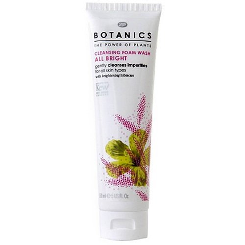 botanics all bright foaming face wash
