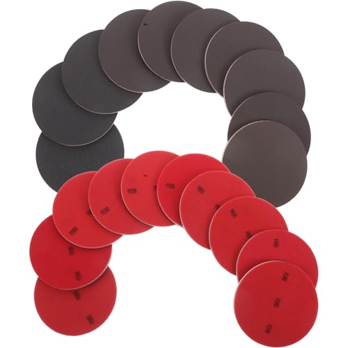 Kit de lijado para bolas de boliche de 20 piezas rojas para limpiar y restaurar la superficie
