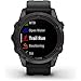 Garmin Fenix 7S Pro Solar, Sapphire, Carbon Gray DLC Titanium, Black Bundle with 2 Year Enhanced Protection Pack