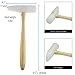 The Beadsmith Nylon Wedge Hammer - 9.5 inches Wooden Handle - 115mm, 3.8oz head, 8 & 32mm faces - Use to flatten and shape sheet metal and wire with no risk of marring