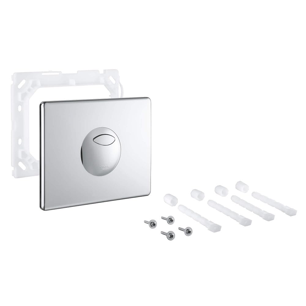 Grohe Chrome-Plated Skate Flush Plate Chrome 42303000