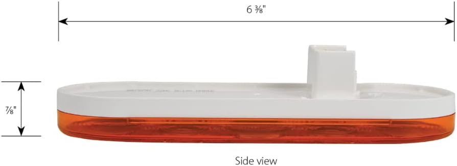 GG Grand General 75797 Oval Highway Amber/Amber 7 LED Sealed Light