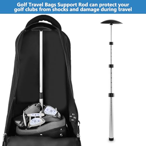 Asyxstar Mastro de suporte para bolsa de viagem de golfe – protetor antiimpacto para tacos de golfe,