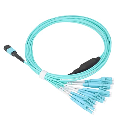 Jumper de Fibra, Cabo de Remendo de Fibra óptica LC, Plugue Multimodo de 10 Gigabit, Resistente a Ba