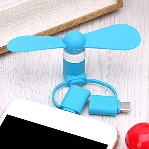 N BG Micro USB Mini Fan 2-Blade Fan High Speed USB Fan, Mini Mobile Fan Cooler, Mini fan Support with All Android & Micro USB Mini Smatphones Fan (Blue) (B0D1CLKMV6) Amazon Price History, Amazon Price Tracker