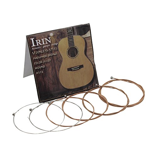 Btuty Cordes de Guitare folk Acoustique en Acier Inoxydable alliage de cuivre noyau de cuivre, 6pcs / pack (.010-.047) - Les Beatles, Paul McCartney, John Lennon, RIngo Starr, George Harrison Btuty Cordes de Guitare folk Acoustique en Acier Inoxydable alliage de cuivre noyau de cuivre, 6pcs / pack (.010-.047) – Image 8