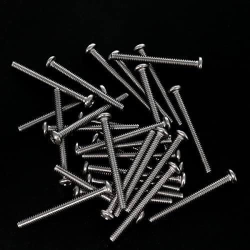 Jianling 30Pcs Long Electrical Outlet Screws, Machine Screws Device Mounting Screws Electrical Outlet Extender #TOP2