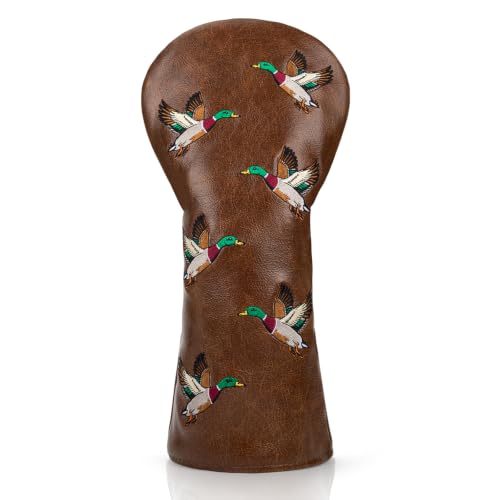 Acebirdie Mallard Leather Golf Covers
