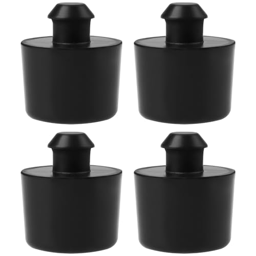 eMagTech Lot de 4 Butées de Siège de Moto en Caoutchouc 8/10 Mm 21,5/19,5 Mm X 26 Mm Compatible avec MZ ETZ 125 150 250 301 251