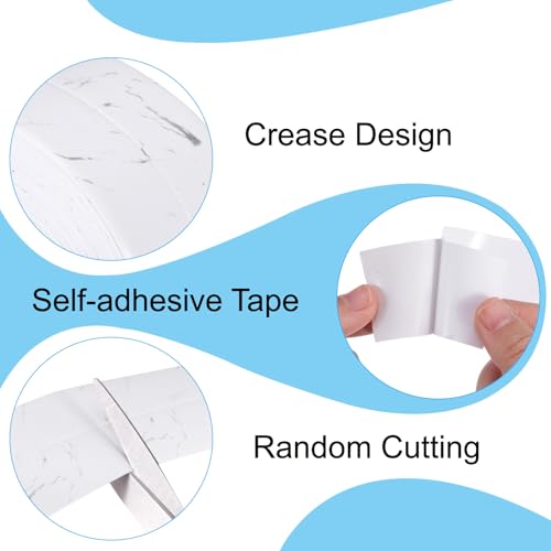 Image of PATIKIL Caulk Tape 1.5 inch x 10.5 Ft, Self Adhesive Sealing Tape Waterproof Toilet Tub Caulk Sealant Strip Sealing Trim for Kitchen Bathroom Toilet Bathtub Sink Countertop, Light Grey