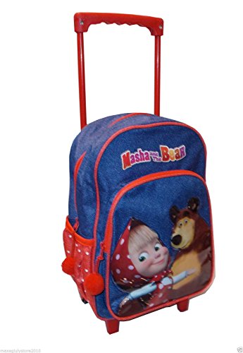 MASHA E ORSO     Mochila Trolley  35  cm  Jeans