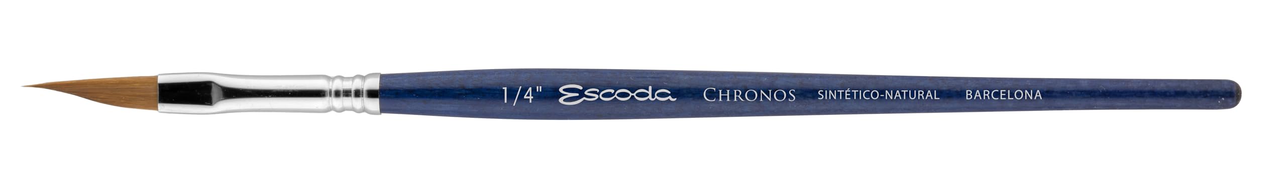 Escoda Chronos Series Professionelles Künstler-Aquarell-Pinsel-Set, Kunstfaser-Mix, 4-teiliges Set