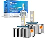 MOTORHOOK 2 Stück D5S Xenon Brenner 12V 35W,Xenon-Scheinwerferlampe, 6000K Tageslichtweiß, D5S mit Zertifizierung, Ersatz für HID-Xenonlampen, Stabile Leistung & Extrem Langlebig