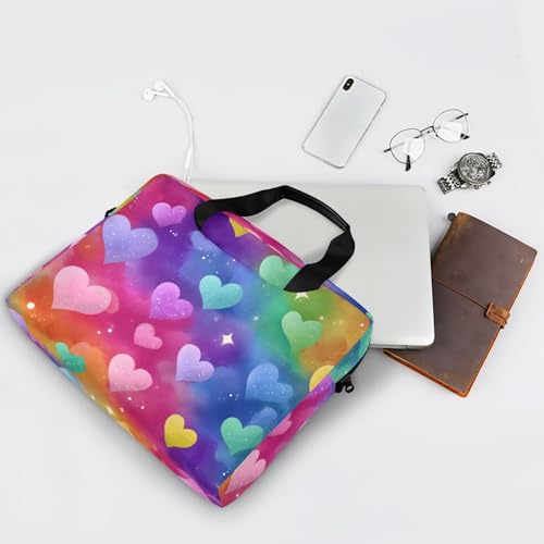 Funda para portátil ALAZA Rainbow Love Hearts Stars 13-15.6" miniatura 7