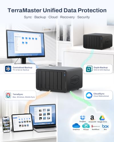 Image of TERRAMASTER F6-425 Pro NAS Server, Intel Core i3-1315U, 8GB DDR5 (Diskless) | 10GbE LAN x 2, TB4 Port x 2, AI-Native OS TOS 7, OpenClaw Supported, Network Attached Storage for Creators (Diskless)