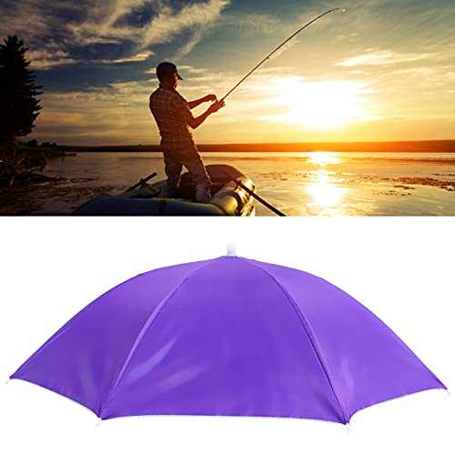 Chapéu de guarda-chuva de pesca, boné de chuva dobrável para adultos, dobrável, impermeável, chapéu