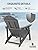 LUE BONA Matte HDPE Adirondack Chairs Set of 4 - Weather Resistant Seating with Cup Holder for Patio, Fire Pit, Deck & Cafe Patio, Dark Gray