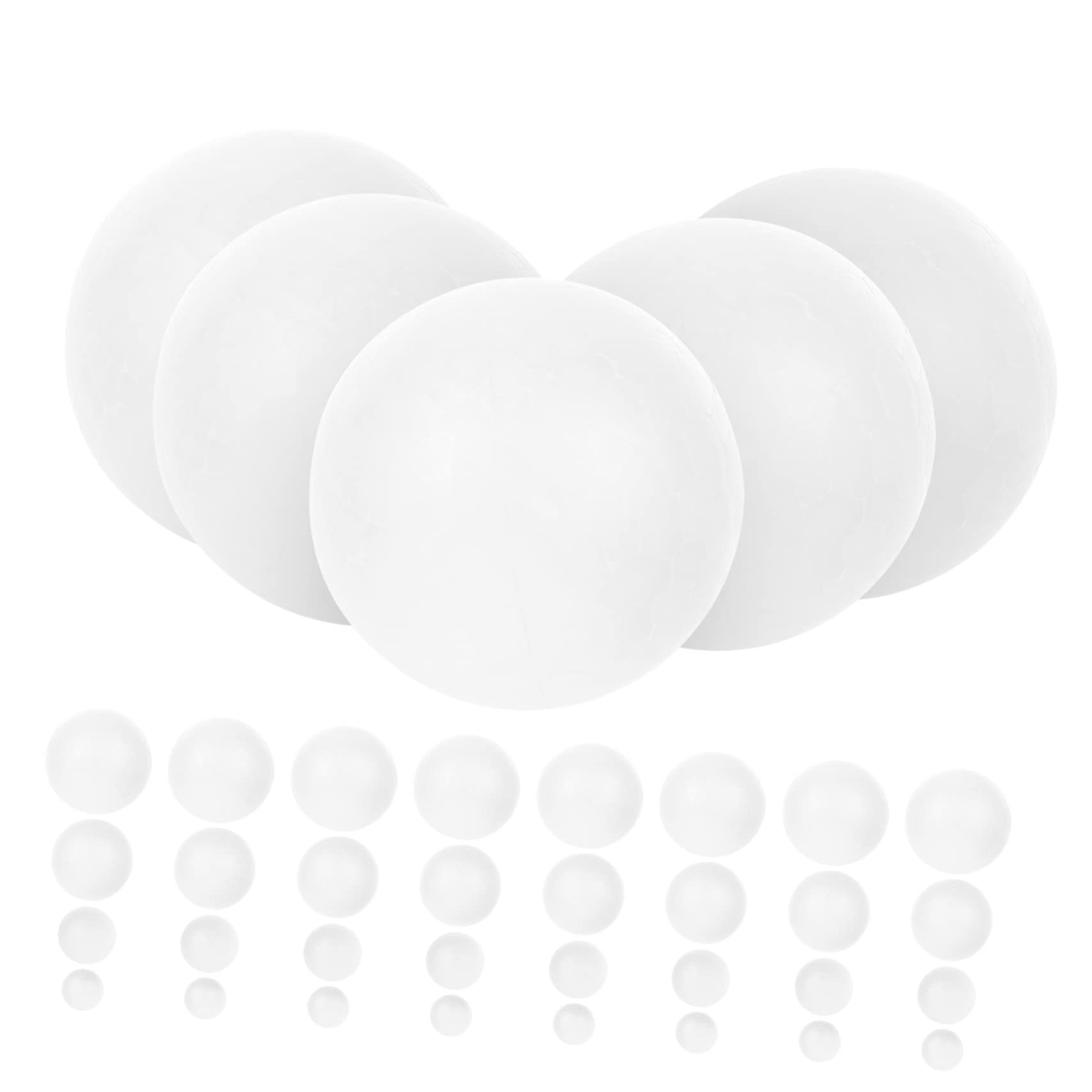 Balles en mousse pour bricolage et modélisme : lot de 330 boules de mousse