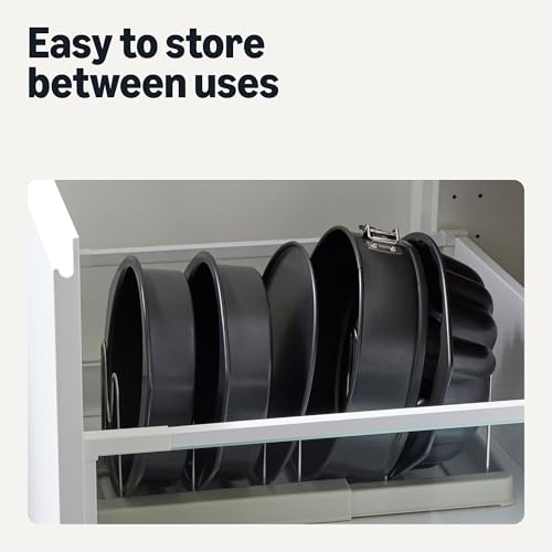 Amazon Basics Nonstick Carbon Steel Round Cake Pans, Dishwasher and Oven-Safe up to 428°F, 9 in., Set of 2 - image 6