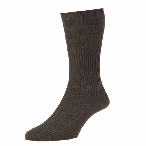 HDUK Mens Socks HJ Hall HJ91 The Original en Coton Non élastique Chaussettes UK 611, 1113 et 1315 - Or - XL