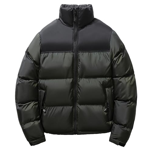 Doudoune entièrement zippée homme avec col montant isolant et déperlant