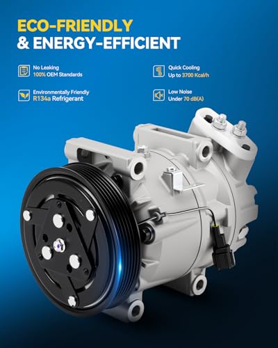 Image of PHILTOP C521 Air Conditioner AC Compressor with Clutch for Nissan Maxima 1997-2001, INFINITI I30 1997-2001