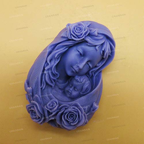 Mother Baby Soap Molds Silicone Soap Making Molds Craft Molds Resin Mold (12350) #TOP4