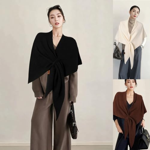 Gettoreach Women's Solid Color Scarf, Womens Solid Color Shawl with Loop, Casual Soft Comfortable Shawl for Daily Wear2