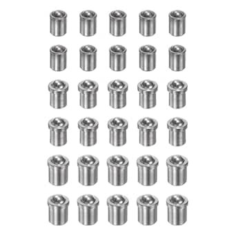 HARFINGTON 30pcs Ball Plunger 2x3/3x4/4x5mm 304 Stainless Steel ...