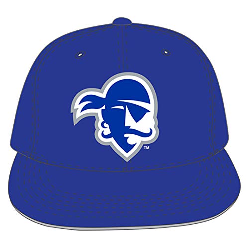 SHU Seton Hall Pirates NCAA College Velvet Snapback Hat, Royal