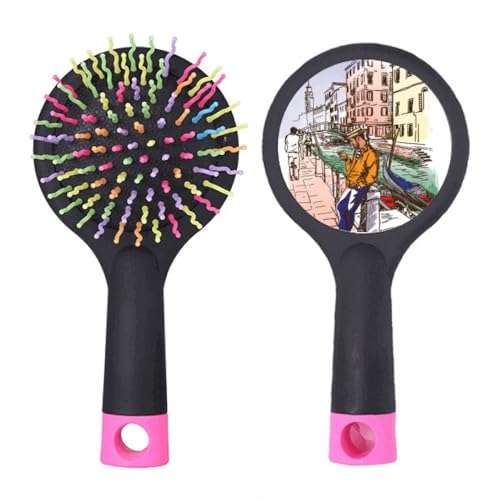 Brosse démêlante coussin d'air Venise Italie contre les nœuds difficiles