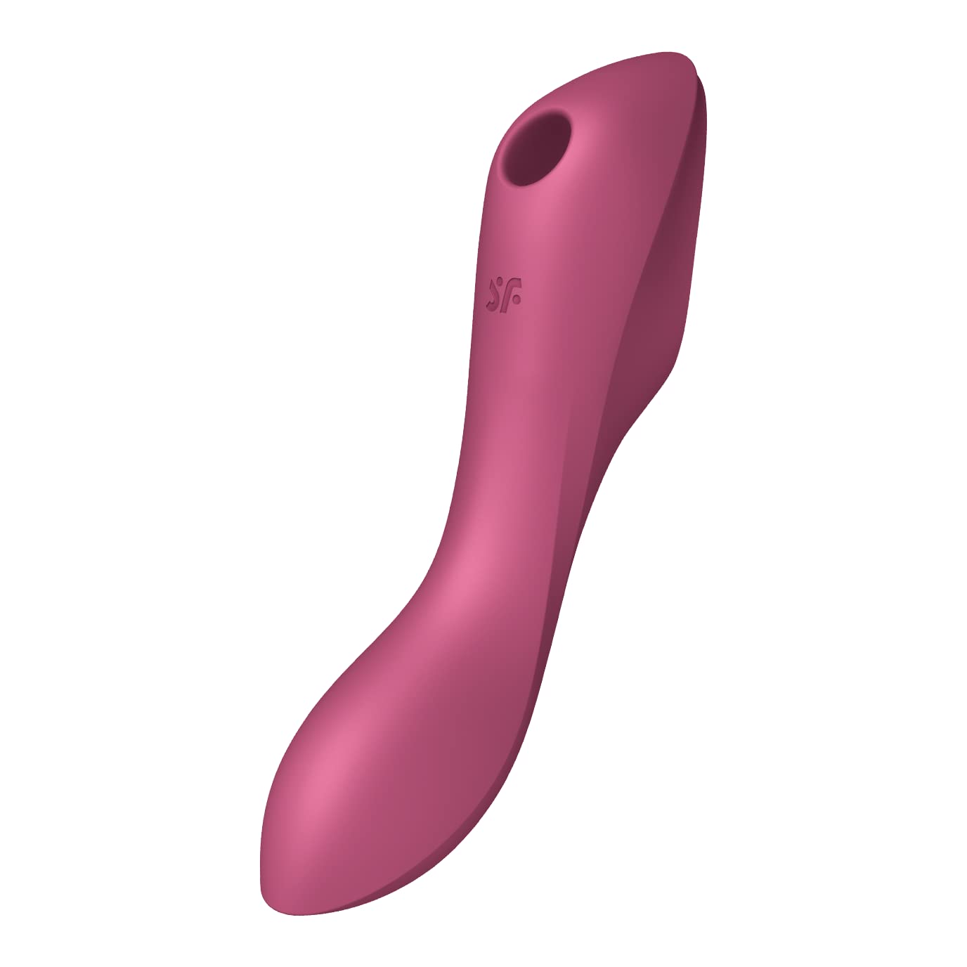 Satisfyer Curvy Trinity 3 Estimulador de clítoris | Pulsaciones y vibraciones de aire | Cuerpo redondeado ergonómico | Recargable por USB | Resistente al agua (IPX7) | Succionador de clítoris femenino