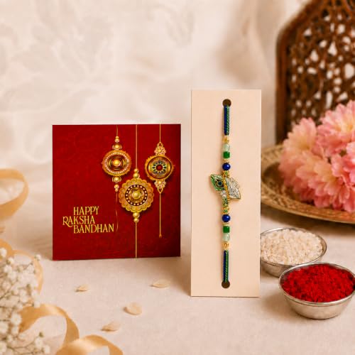 Image of Giftplease Personalized LED Photo Frame Rakhi Gift Set for Brother - Custom Acrylic Night Light, Premium Designer Rakhi, Roli Chawal & Greeting Card | Perfect Rakshabandhan Gift Combo for Bhaiya