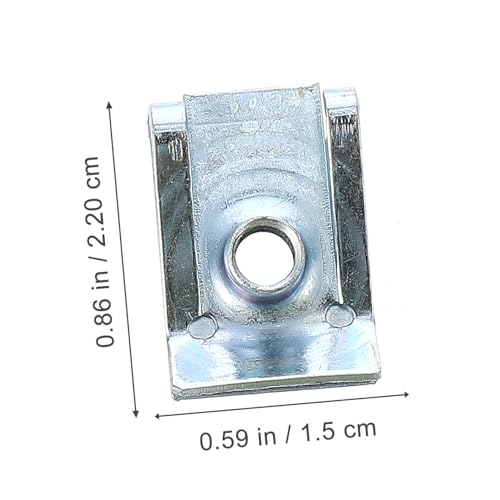 Tuercas de fijación de acero inoxidable de alta resistencia para molduras de coche 2