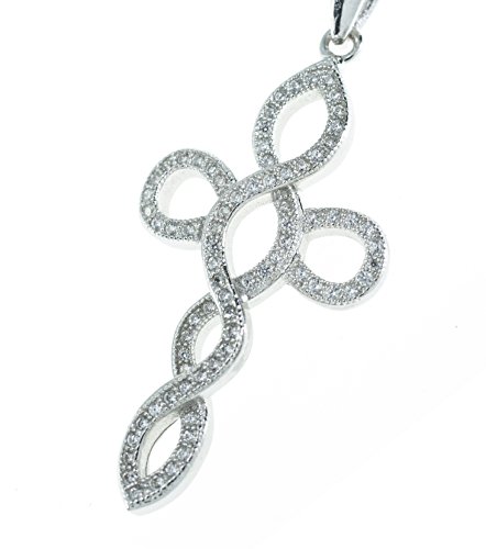 Collier croix de prière en argent massif, bijou chrétien mixte d'exception