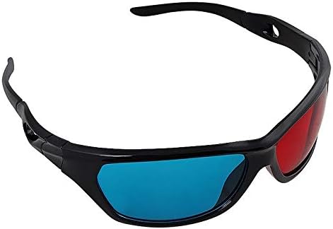 INSTEN Red-Blue/Cyan Anaglyph Simple Style 3D Glasses 3D Movie Game