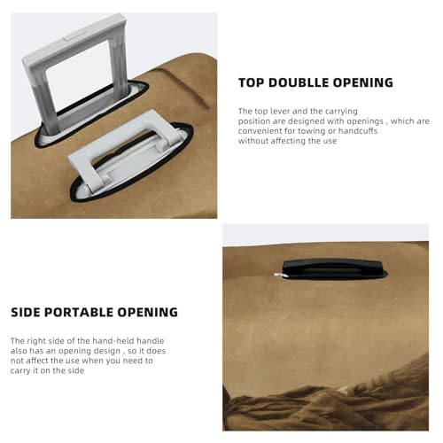 Witch With A Broom Vintage Elastic Travel Luggage Covers Dustproof Scratch-Resistant Suitcase Protector Fit 22-24 Inch3