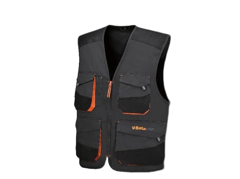Gilet de travail léger BETA 7867G L gris en coton et polyester sergé