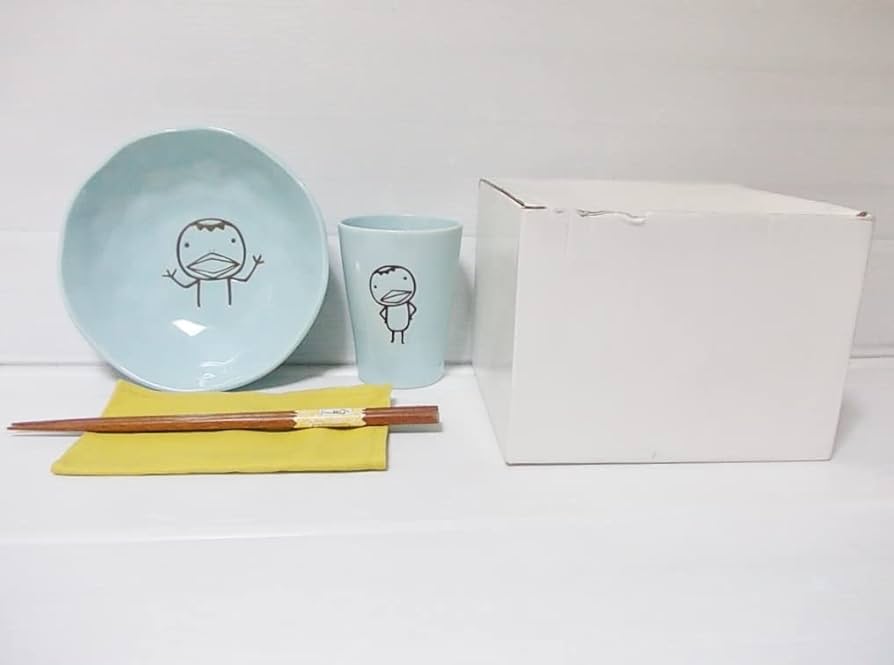 アランジアロンゾ かっぱ 食器セット 皿 フリーカップ 湯飲み Amazon.co.jp: 銀行 アランジアロンゾ カッパくん かっぱ 陶器